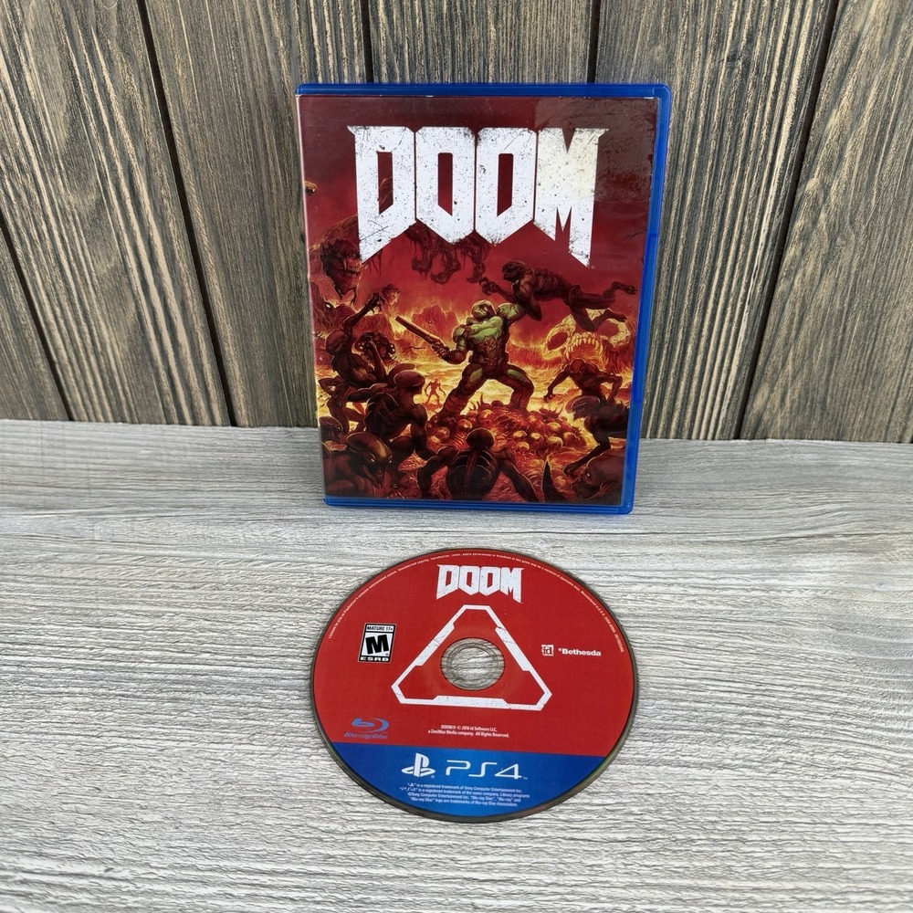 DOOM PS4 Video Game PlayStation 4 Complete